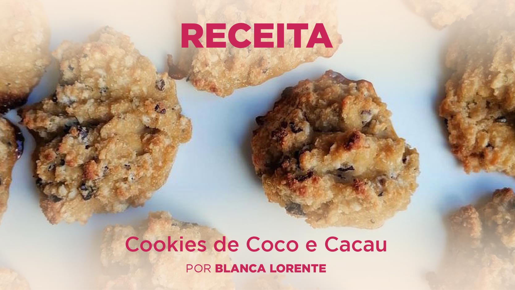 Cookies de Coco e Cacau