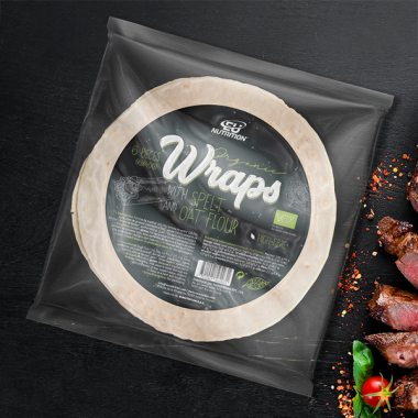 Organic Wraps With Spelt and Oat Flour - 6 units / 40 g
