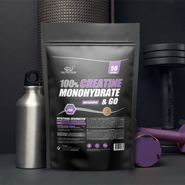 100% Creatina Monohidratada & Go 250 g 
